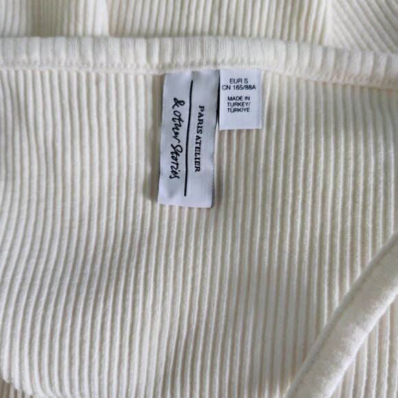 & OTHER STORIES | White Ribbed Tank - Picture 5 of 10